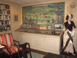 The Claflin Room houses the Belmont Historical Society's collection of documents, images, and artifacts
